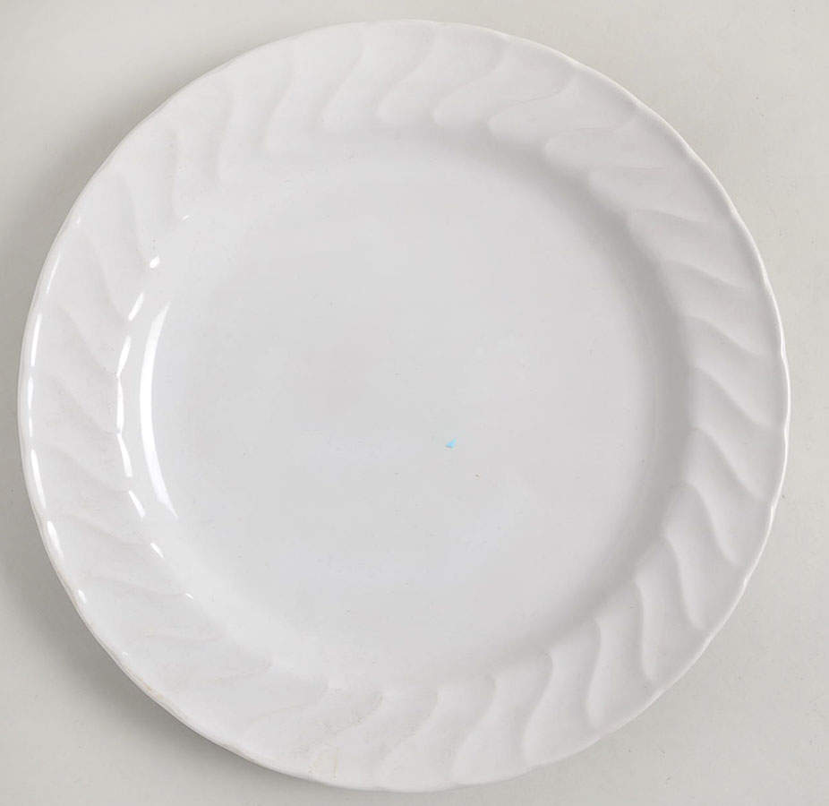 Snow Stone Dinner Plate by Bengal Fine Ceramics-1