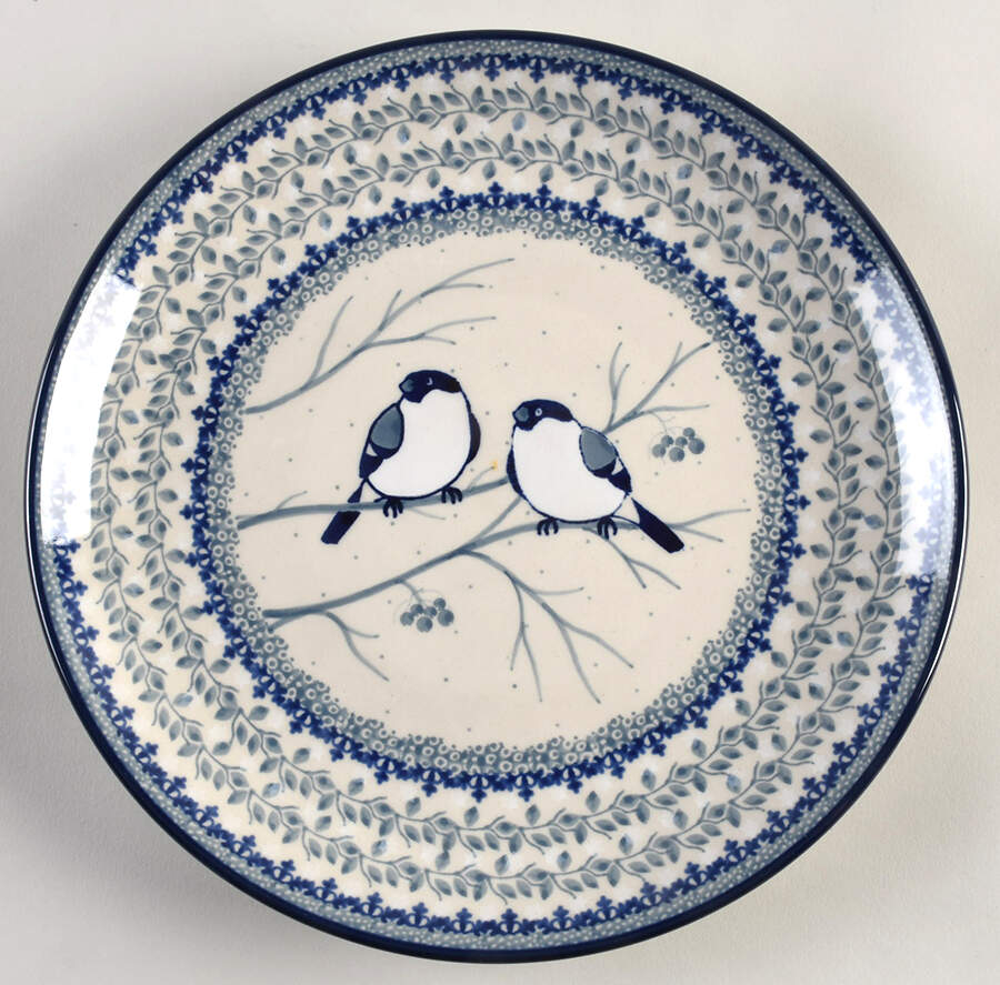Bluebird Dinner Plate by BOLESLAWIEC-1