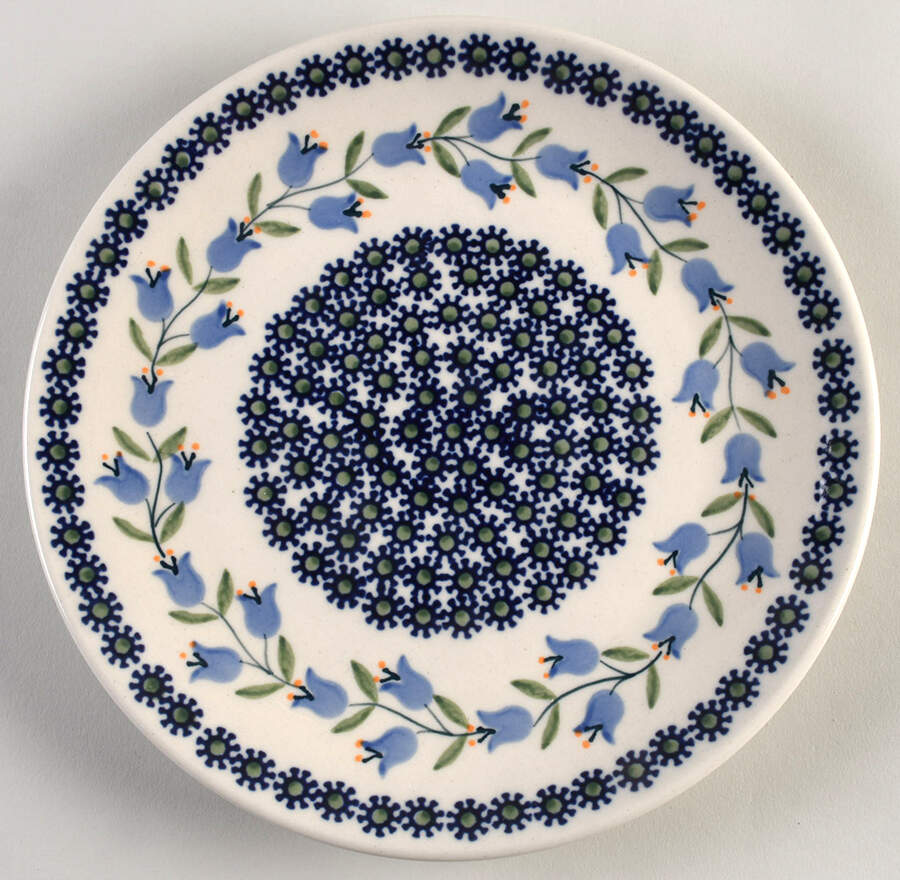 Tulip Luncheon Plate by BOLESLAWIEC-1
