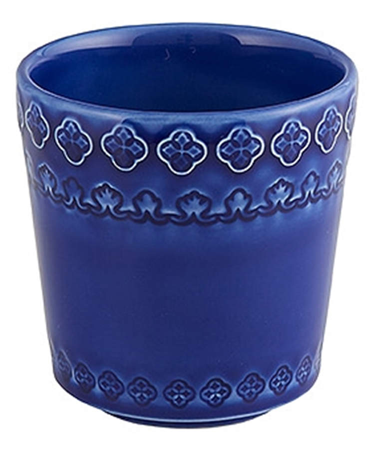 Rua Nova Indigo Blue Tall China Tumbler by Bordallo Pinheiro-1