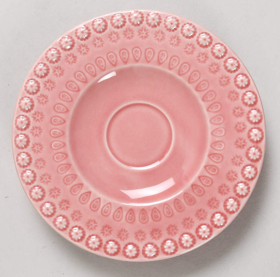 Fantasia (Fantasy) Pink Saucer by Bordallo Pinheiro-1