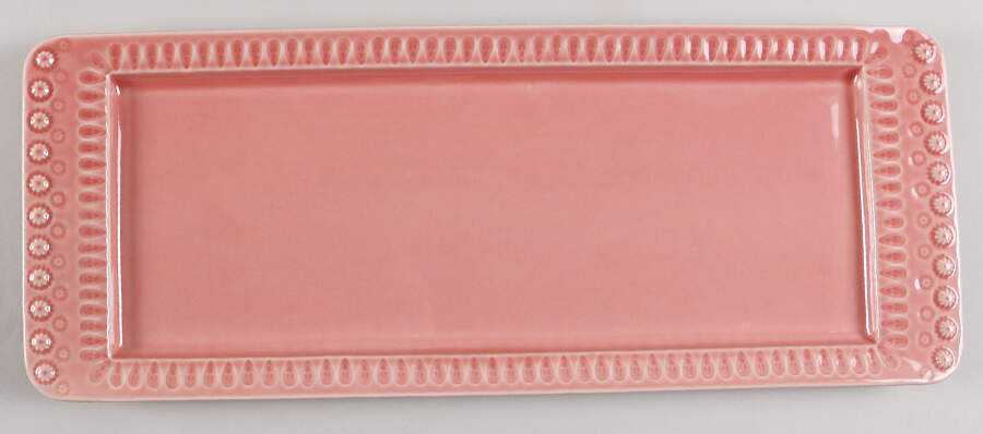 Fantasia (Fantasy) Pink 18" Rectangular Tray by Bordallo Pinheiro-1