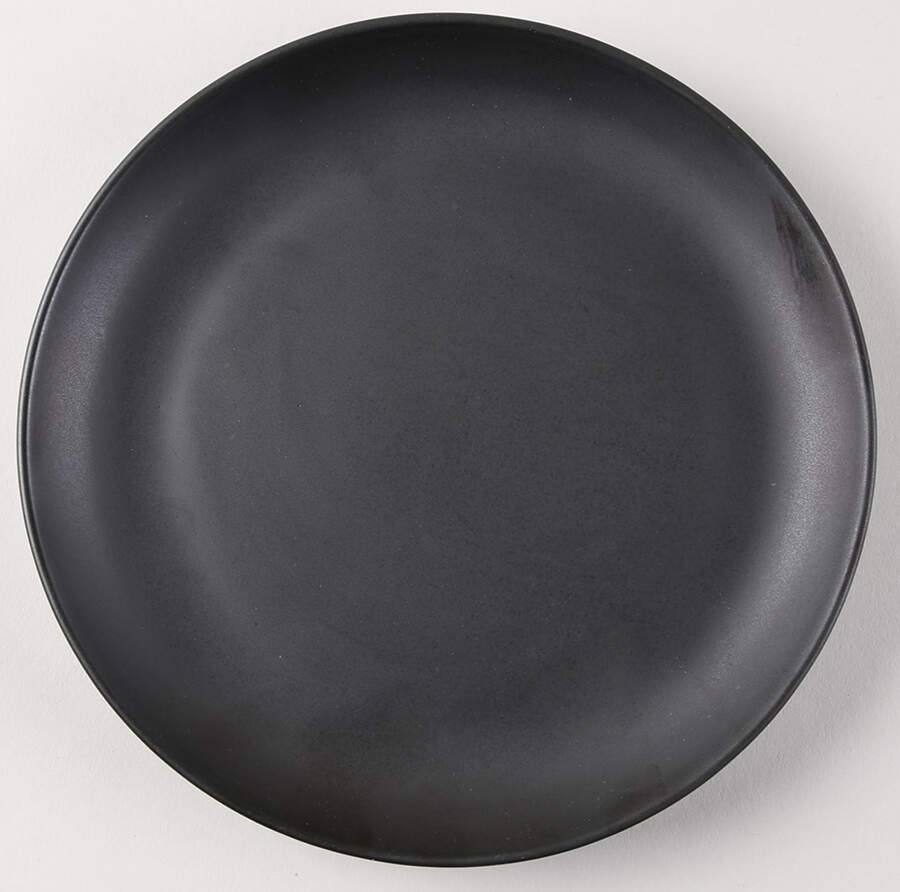 Mono Coupe Black Salad Plate by Banquet-1