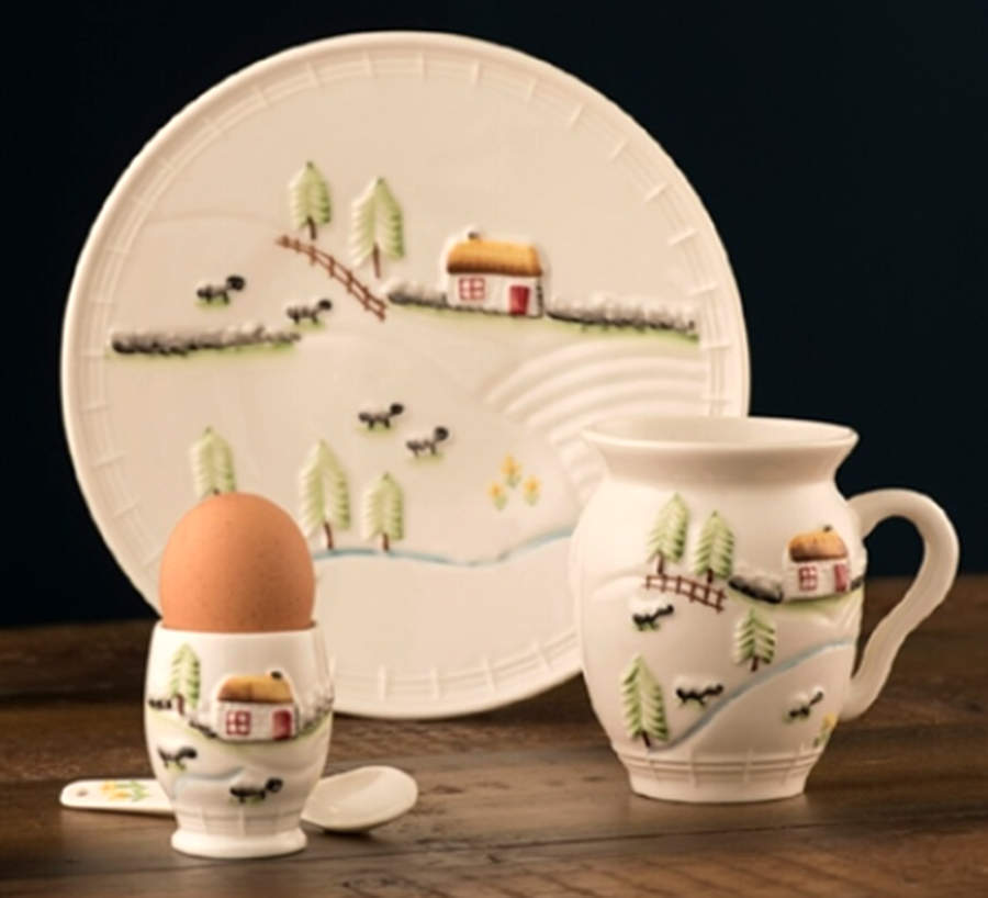 Connemara Tea Plate by Belleek Pottery (Ireland)-1