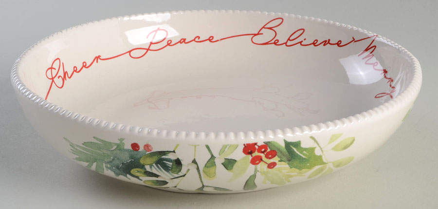 Winter Botanicals Individual Dinner Bowl by Better Homes and Gardens-1
