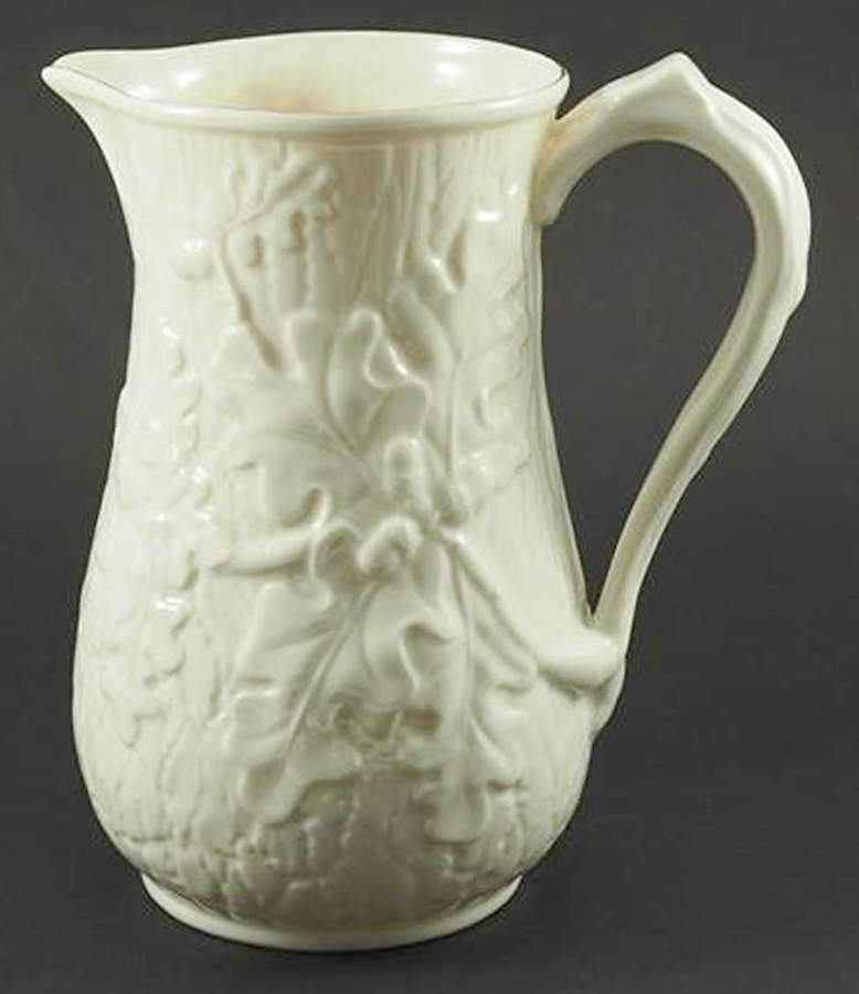 Collectors Society Oak Leaf Pitcher by Belleek Pottery (Ireland)-1