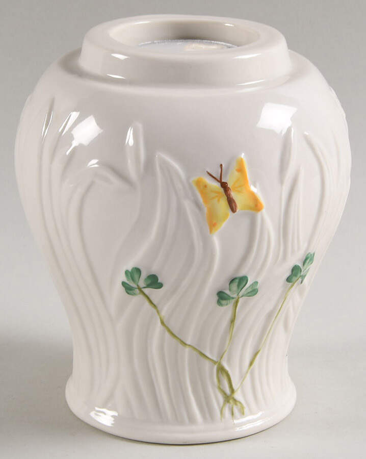 Limited Edition Giftware Hurricane Votive Globe by Belleek Pottery (Ireland)-1