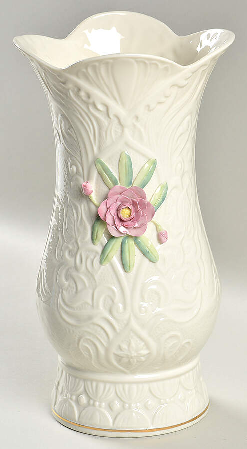 Limited Edition Giftware Camellia Vase by Belleek Pottery (Ireland)-1