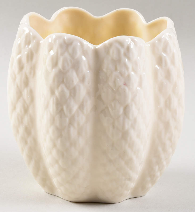 Flower Pot Cone Flower Pot by Belleek Pottery (Ireland)-1