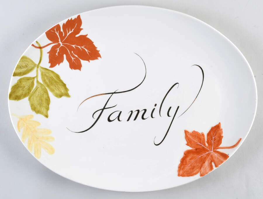 BHE9 18" Oval Serving Platter by Better Homes and Gardens-1