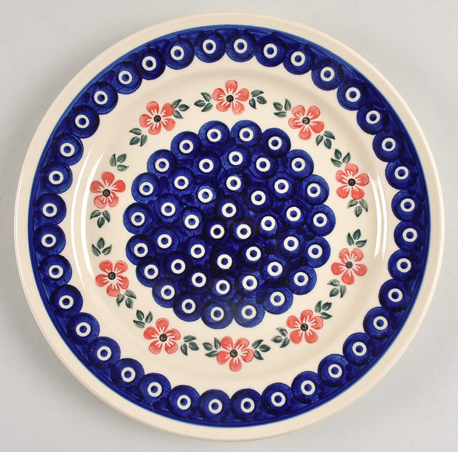 BOW93 Dinner Plate by BOLESLAWIEC-1
