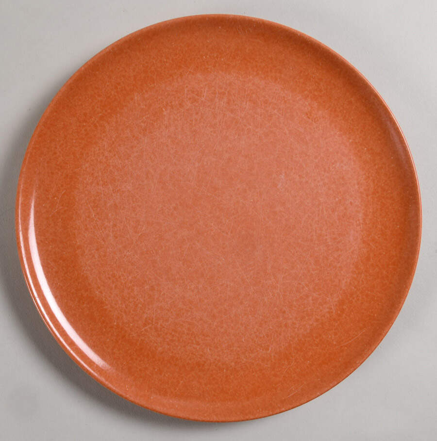 Color-Flyte and Royale (Melmac) Dinner Plate by Branchell (USA)-1
