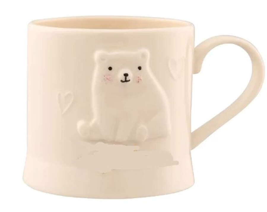 Baby Bear Child's Mug by Belleek Pottery (Ireland)-1