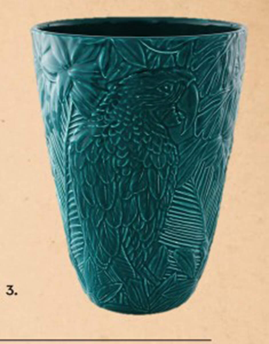 Equatorial 9" Vase by Bordallo Pinheiro-1