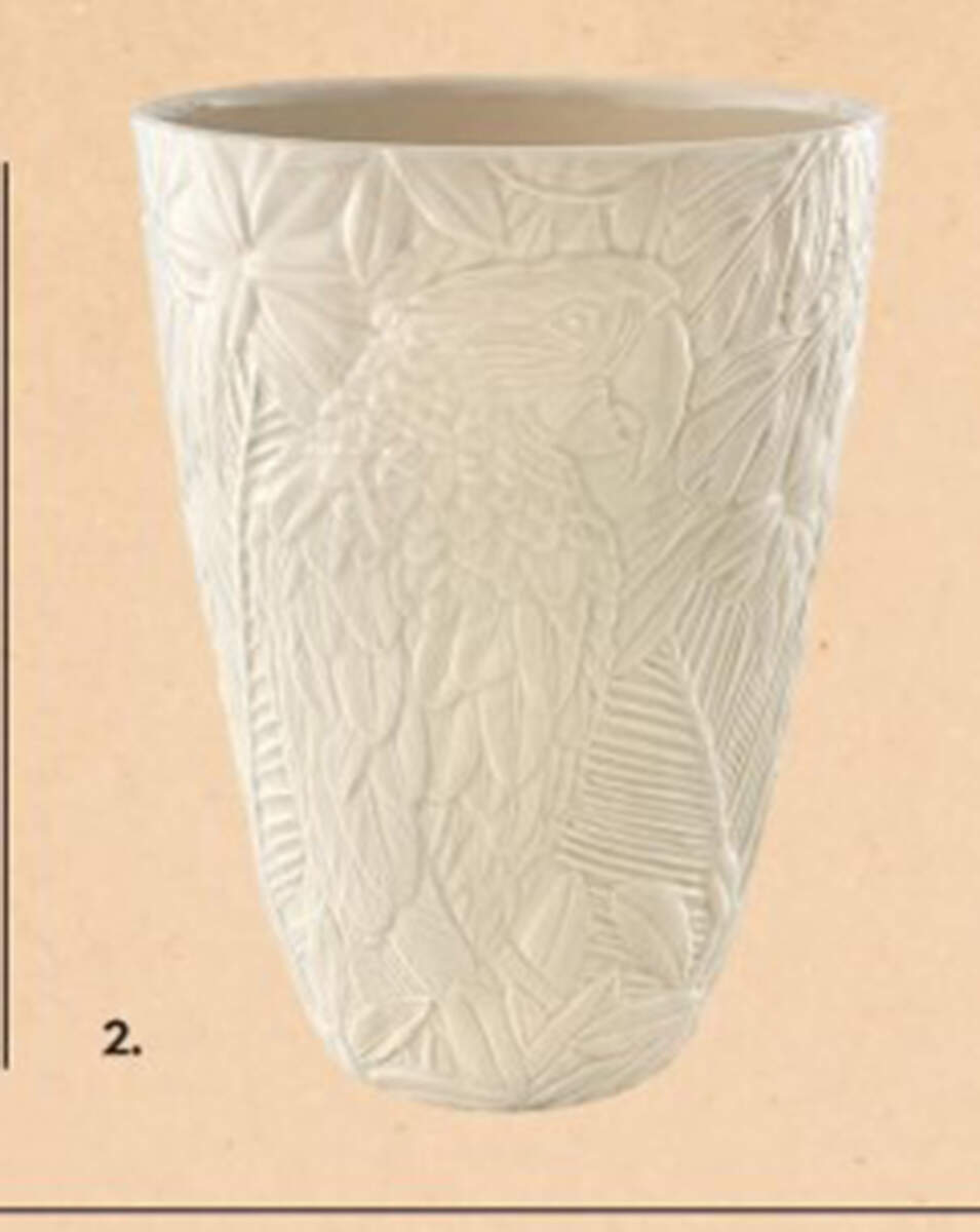 Equatorial 9" Vase by Bordallo Pinheiro-1