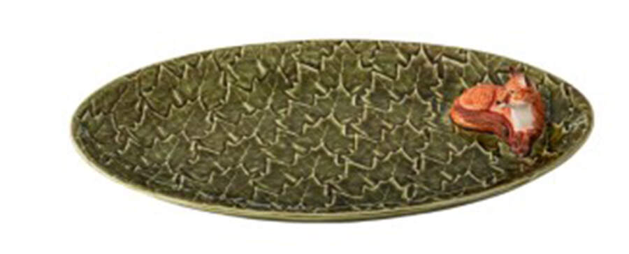Gudrun 16" Oval Serving Platter by Bordallo Pinheiro-1