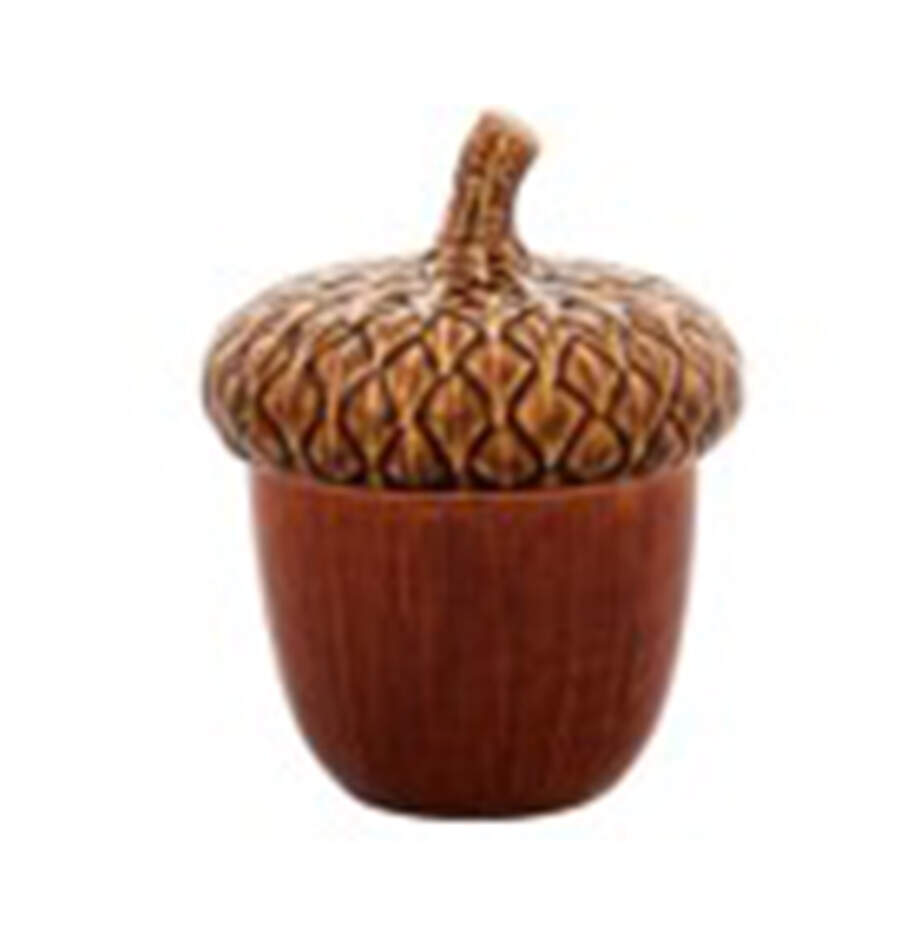 Gudrun Acorn Box & Lid by Bordallo Pinheiro-1