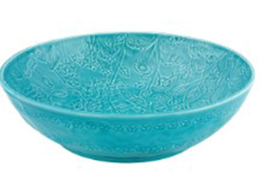 Flora 12" Large Salad Serving Bowl by Bordallo Pinheiro-1