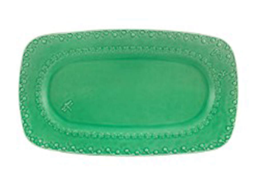 Flora 17" Rectangular Serving Platter by Bordallo Pinheiro-1