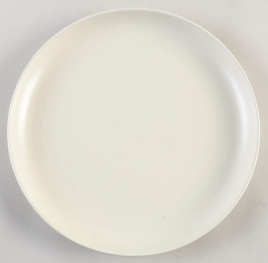 Mono Coupe Ivory Dinner Plate by Banquet-1