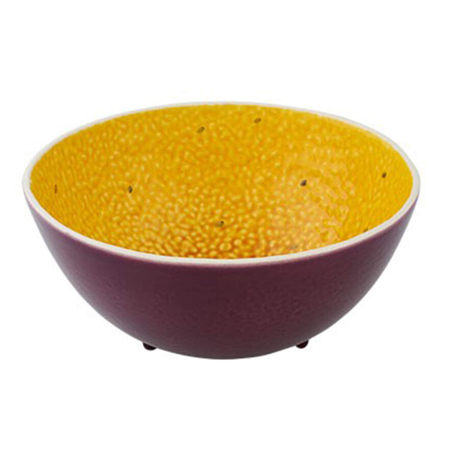 Tropical Fruits 9" Salad Serving Bowl by Bordallo Pinheiro-1