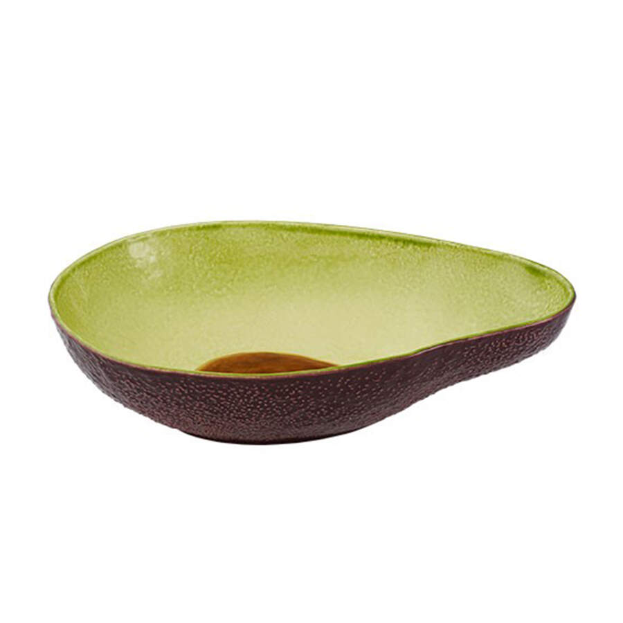 Tropical Fruits 13" Large Salad Serving Bowl by Bordallo Pinheiro-1