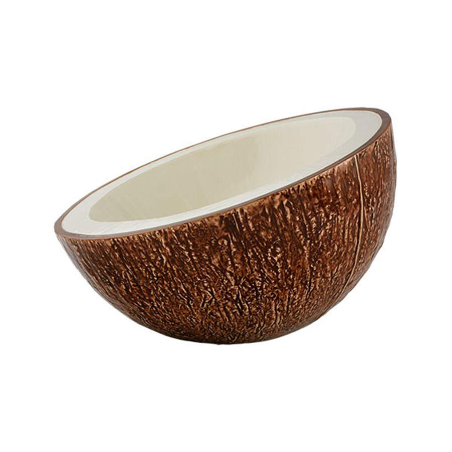 Tropical Fruits 11" Large Salad Serving Bowl by Bordallo Pinheiro-1