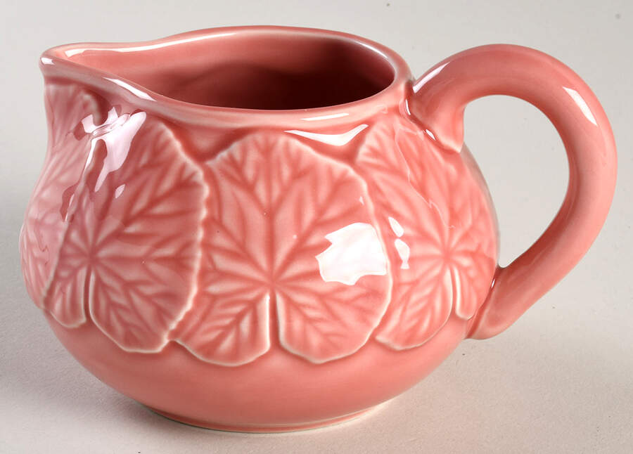 Geranium Pink Creamer by Bordallo Pinheiro-1