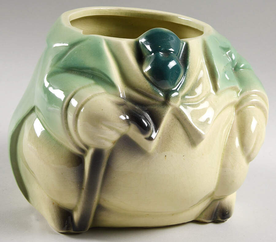 Formal Pig Figural Cookie Jar No Lid by Brush-Mccoy-1