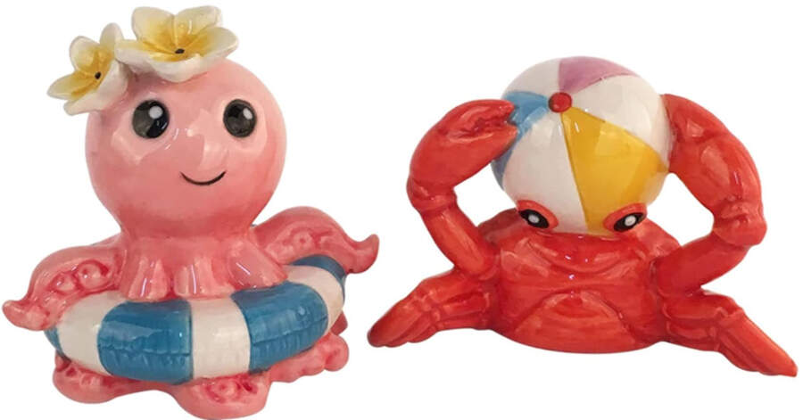 Salt & Pepper Sets Figural Salt & Pepper Set by Blue Sky-1