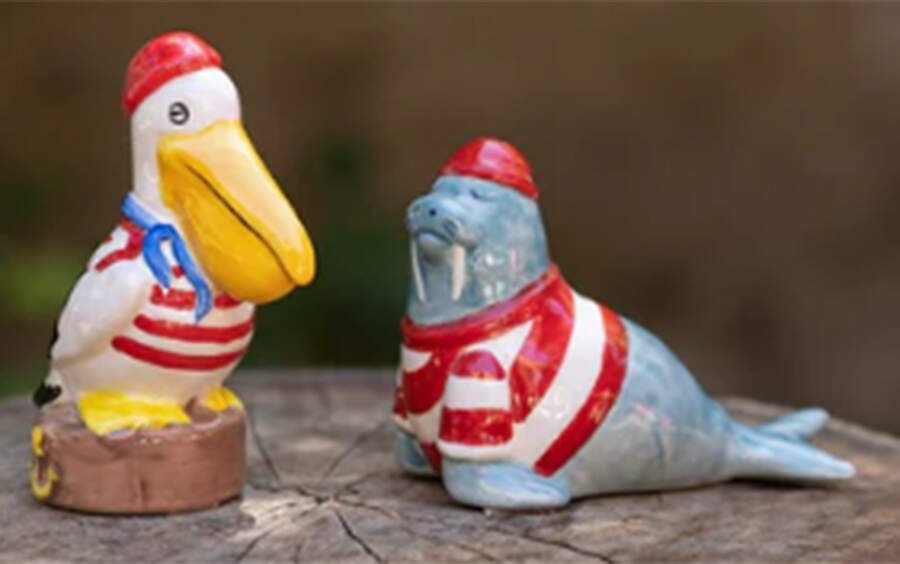 Salt & Pepper Sets Figural Salt & Pepper Set by Blue Sky-1