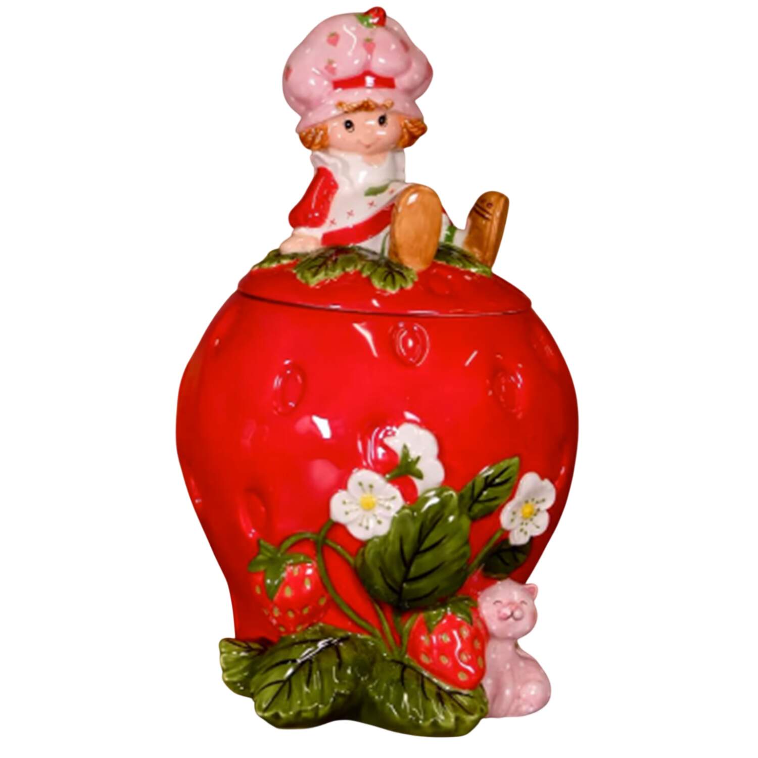Strawberry Shortcake Figural Cookie Jar & Lid by Blue Sky-1