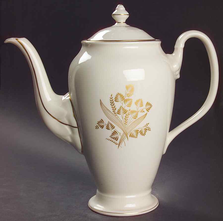 Autumn Lea Coffee Pot & Lid by Castleton (USA)-1