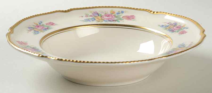 Castleton Bouquet Rim Soup Bowl by Castleton (USA)-1