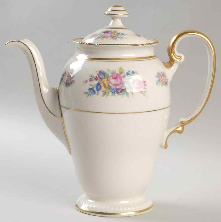 Castleton Bouquet Coffee Pot & Lid by Castleton (USA)-1