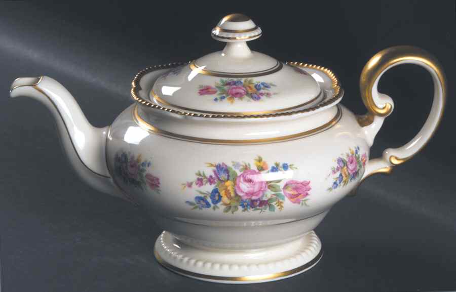 Castleton Bouquet Teapot & Lid by Castleton (USA)-1