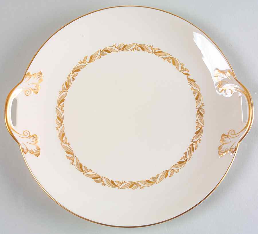 Carlton Handled Cake Plate by Castleton (USA)-1