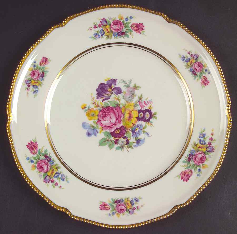 Castleton Rose Luncheon Plate by Castleton (USA)-1