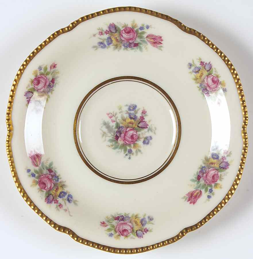 Castleton Rose Saucer by Castleton (USA)-1