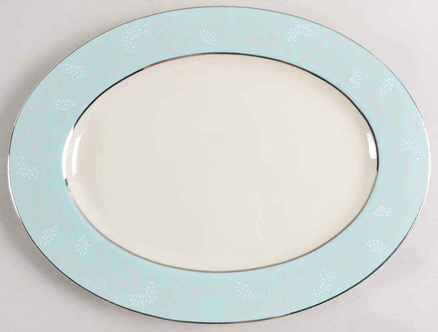 Corsage 15" Oval Serving Platter by Castleton (USA)-1