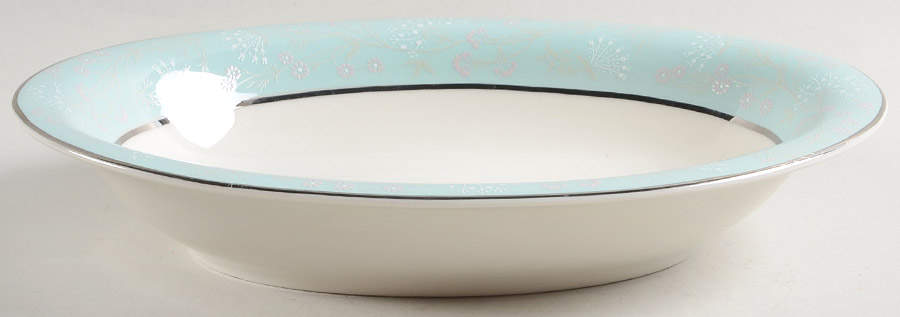 Corsage 10" Oval Vegetable Bowl by Castleton (USA)-1