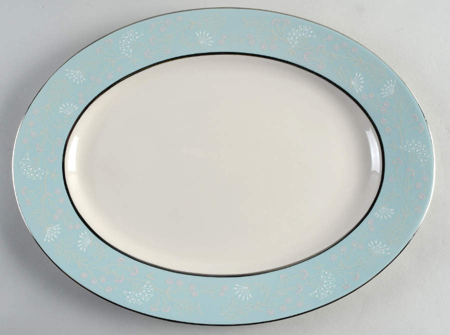 Corsage 15" Oval Serving Platter by Castleton (USA)-1