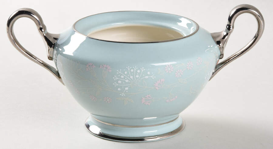 Corsage Sugar Bowl No Lid by Castleton (USA)-1