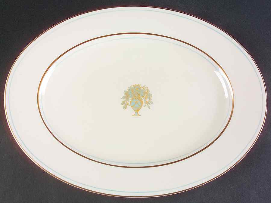 Dorset 15" Oval Serving Platter by Castleton (USA)-1