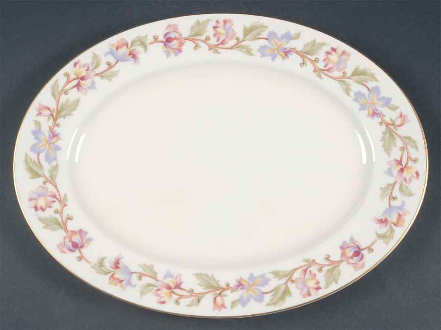 Fantasy 13" Oval Serving Platter by Castleton (USA)-1