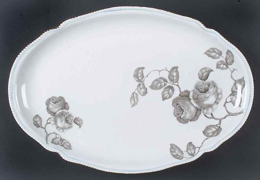 Gloria 19" Oval Serving Platter by Castleton (USA)-1