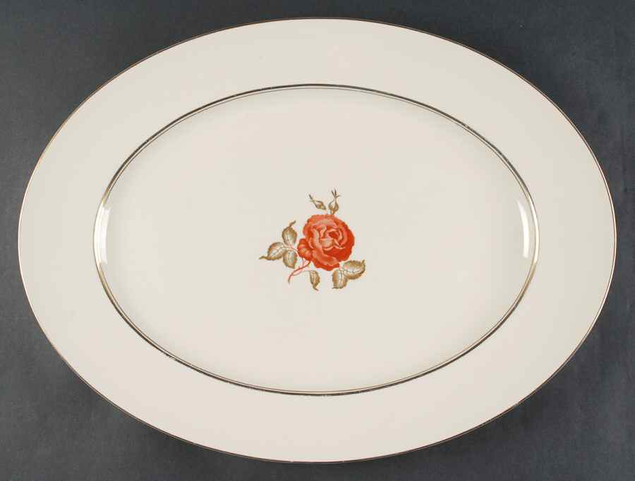 June 18" Oval Serving Platter by Castleton (USA)-1