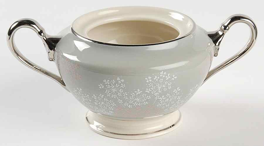 Lace Sugar Bowl No Lid by Castleton (USA)-1