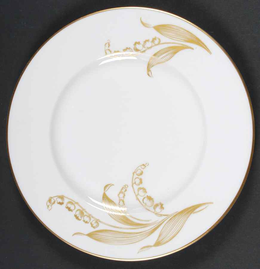 Lily of the Valley Salad Plate by Castleton (USA)-1