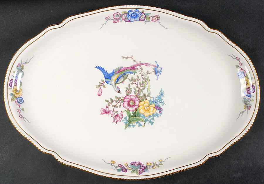 Phoenix 19" Oval Serving Platter by Castleton (USA)-1